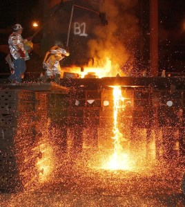 Steel foundry wikimedia